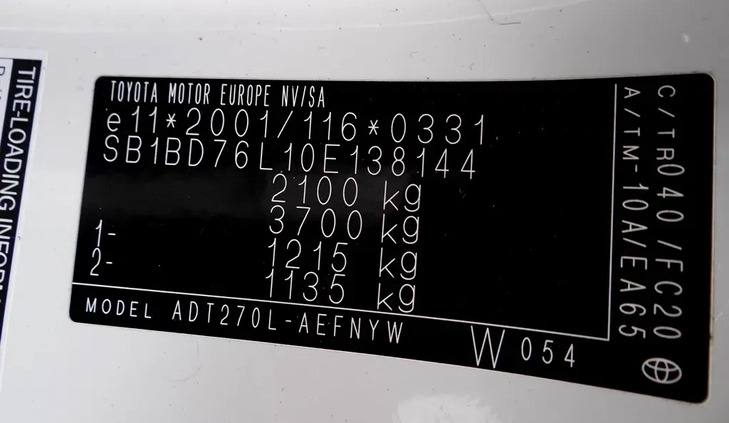 Toyota Avensis cena 29900 przebieg: 364000, rok produkcji 2014 z Piekary Śląskie małe 466